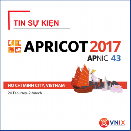 Hội thảo APRICOT 2017 chính thức khai mạc (27/02/2017)